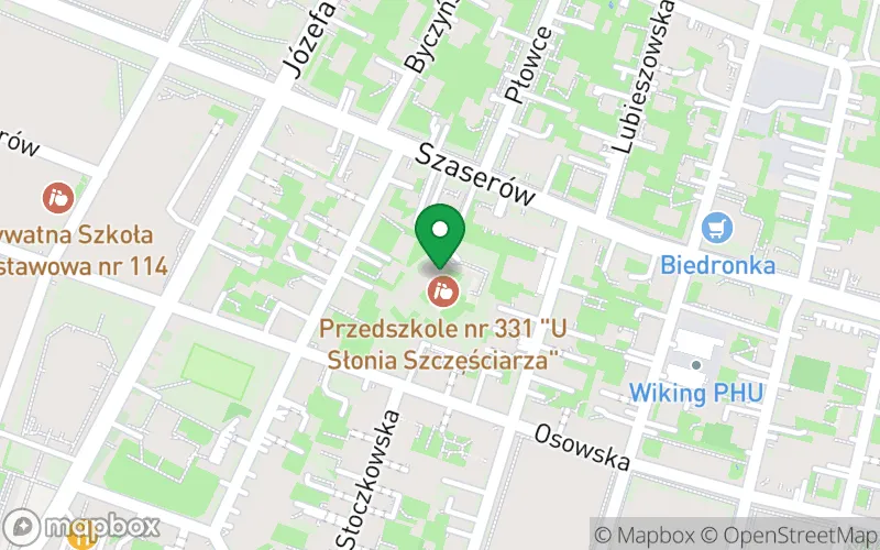 Lokalizacja: Przedszkole nr 331 "U Słonia Szczęściarza"