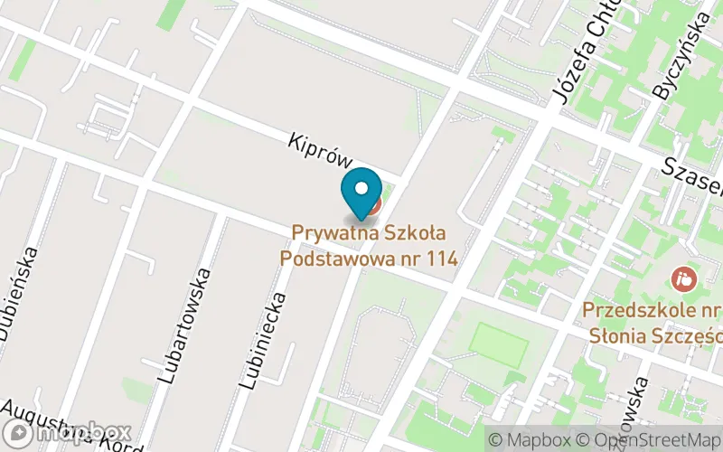 Lokalizacja: Prywatna Szkoła Podstawowa nr 114
