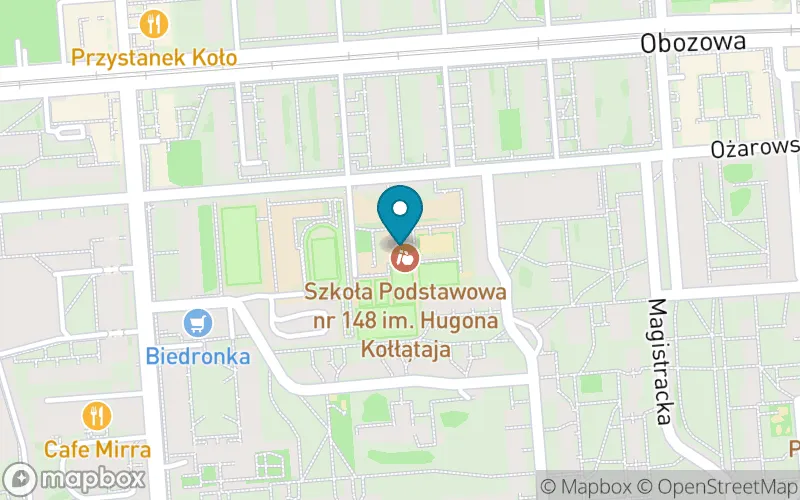 Lokalizacja: Szkoła Podstawowa nr 148 im. Hugona Kołłątaja