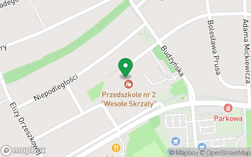 Lokalizacja: Przedszkole nr 2 "Wesołe Skrzaty" w Mosinie