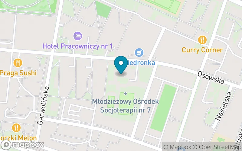 Lokalizacja: Szkoła Podstawowa Specjalna nr 348 w Młodzieżowym Ośrodku Socjoterapii nr 7