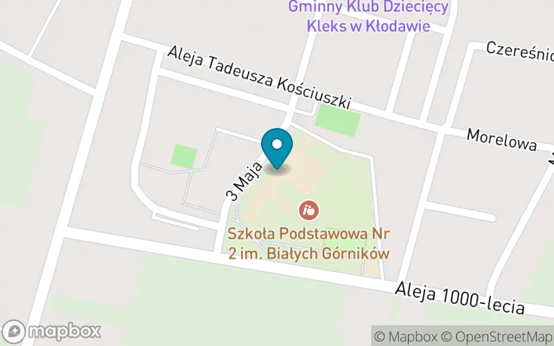 Lokalizacja: Szkoła Podstawowa nr 2 im. Białych Górników w Kłodawie