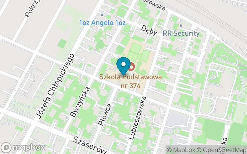 Lokalizacja: Szkoła Podstawowa nr 374 im. Gen. Piotra Szembeka