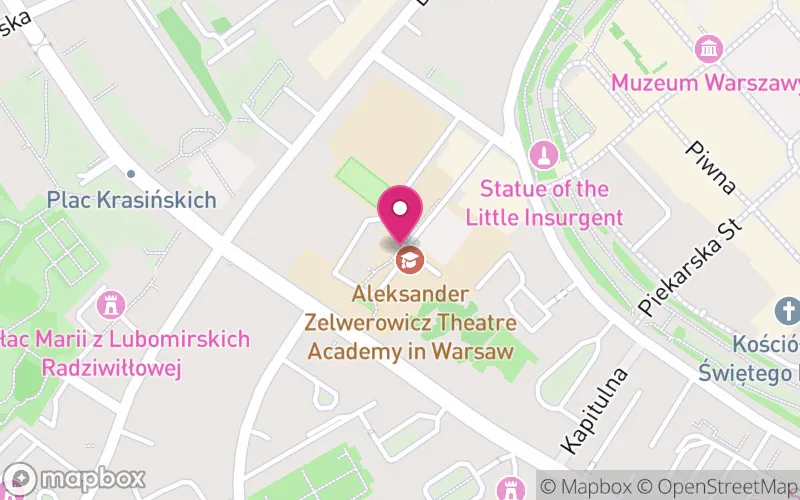 Lokalizacja: Akademia Teatralna im. Aleksandra Zelwerowicza