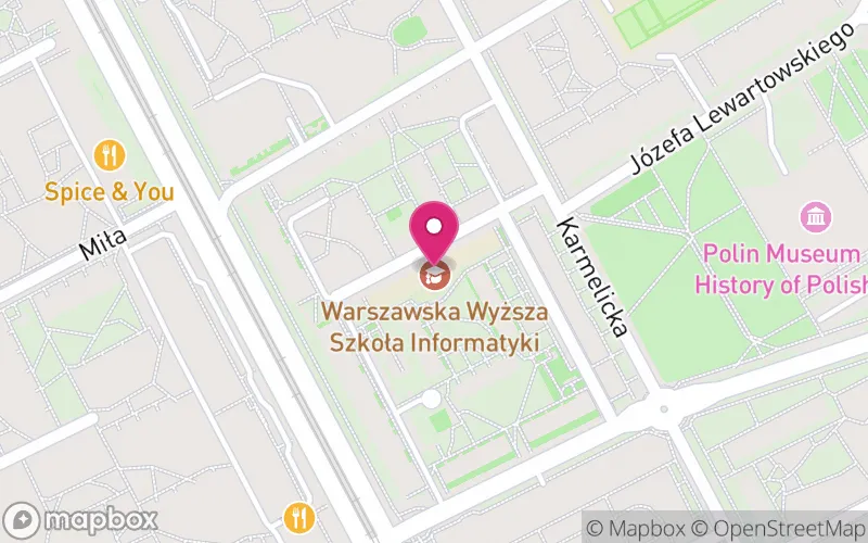Lokalizacja: Warszawska Wyższa Szkoła Informatyki