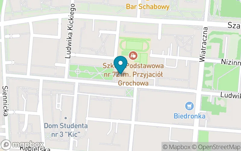 Lokalizacja: Szkoła Podstawowa nr 72 im. Przyjaciół Grochowa
