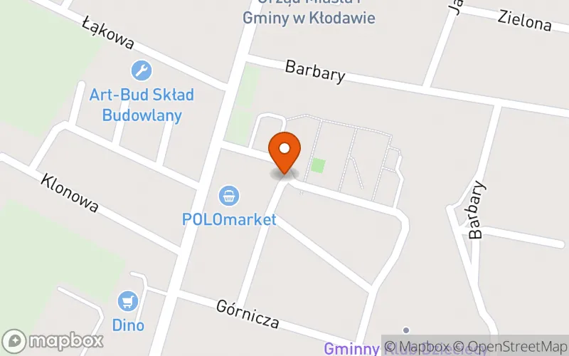 Lokalizacja: Gminny Klub Dziecięcy "Kleks" w Kłodawie