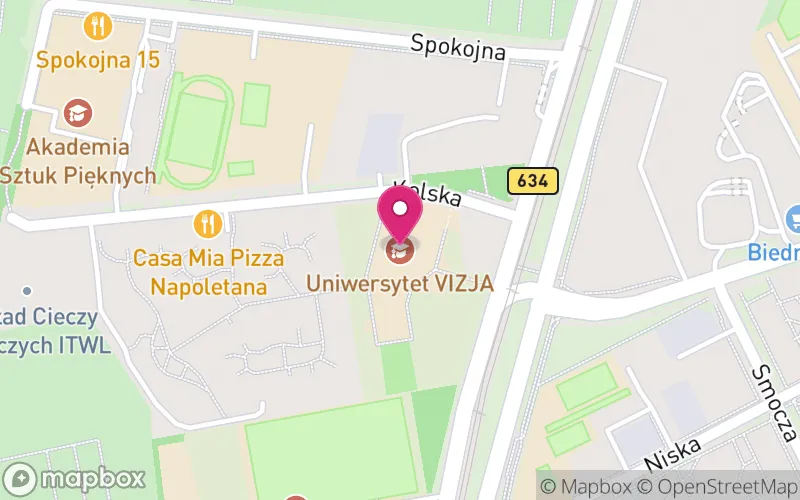 Lokalizacja: Uniwersytet Vizja