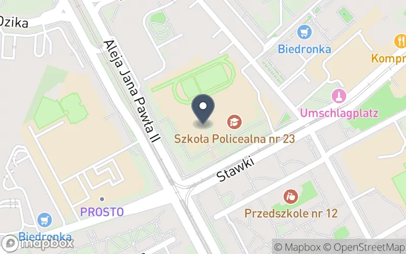 Lokalizacja: Zespół Szkół Poligraficznych im. Marszałka Józefa Piłsudskiego
