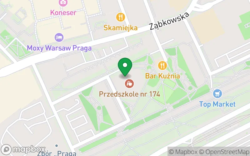 Lokalizacja: Przedszkole nr 174 w Warszawie