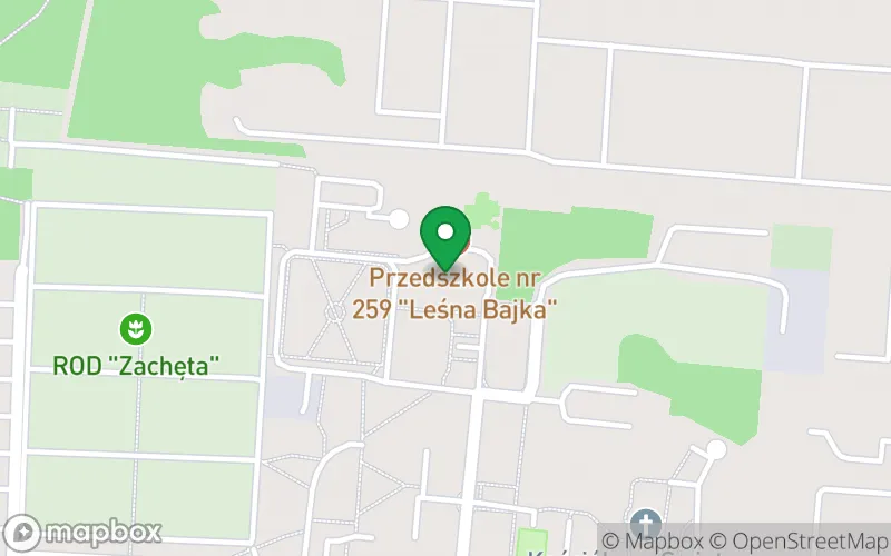 Lokalizacja: Przedszkole nr 259 "Leśna Bajka"