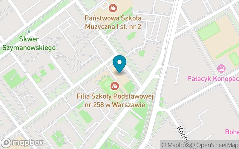 Lokalizacja: Filia Szkoły Podstawowej nr 258 w Warszawie