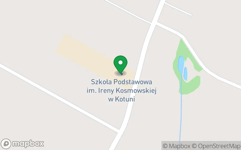 Lokalizacja: Przedszkole Gminne Zielony Zakątek w Kotuni