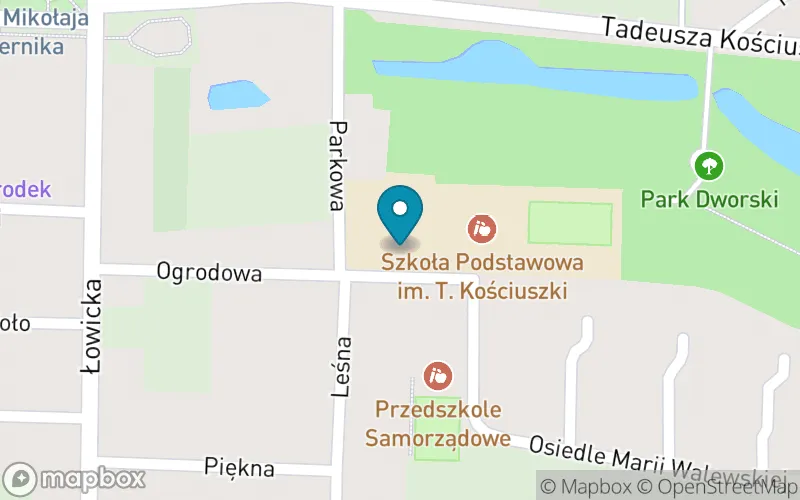 Lokalizacja: Szkoła Podstawowa im. T. Kościuszki w Kiernozi