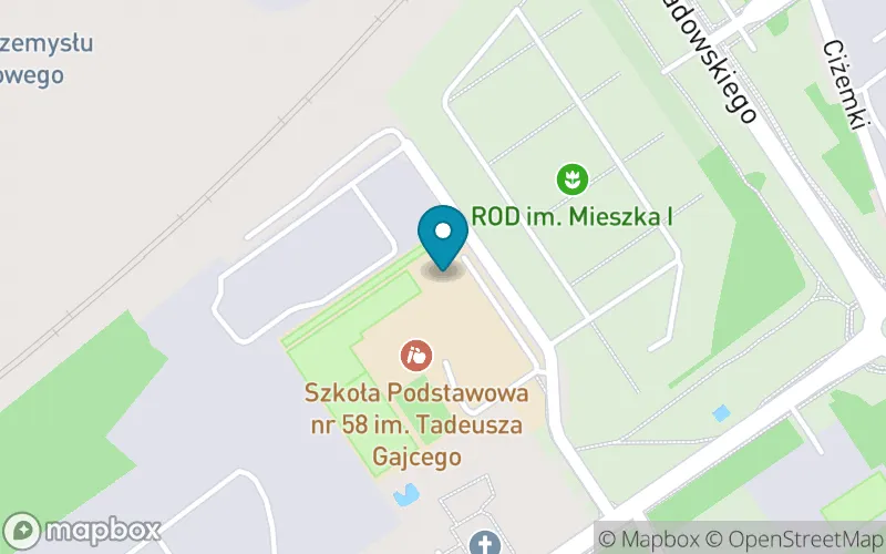 Lokalizacja: Szkoła Podstawowa nr 58 im. Tadeusza Gajcego w Warszawie