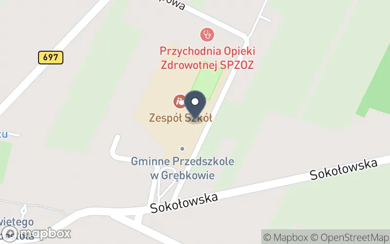 Lokalizacja: Zespół Szkolno- Przedszkolny w Grębkowie