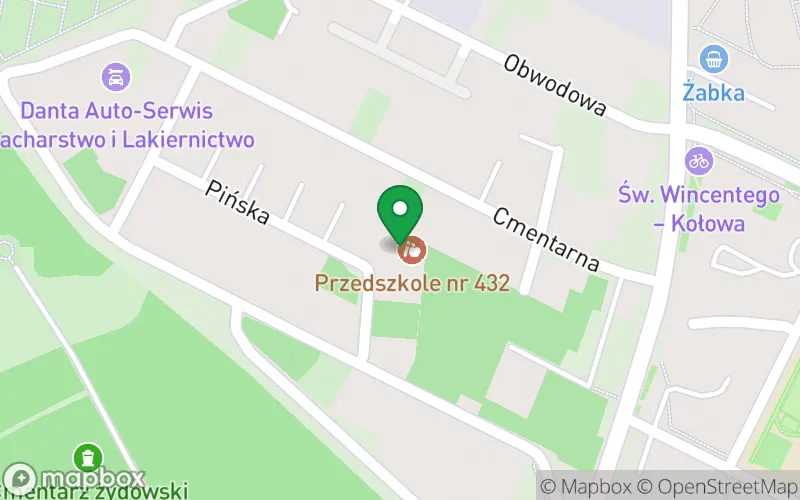 Lokalizacja: Przedszkole nr 432 "Łączka Zajączka"