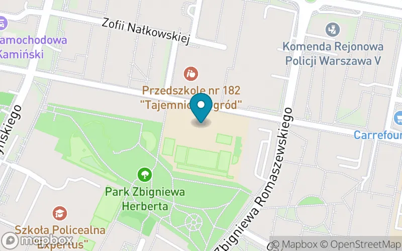 Lokalizacja: Szkoła Podstawowa nr 187 im. Adama Mickiewicza