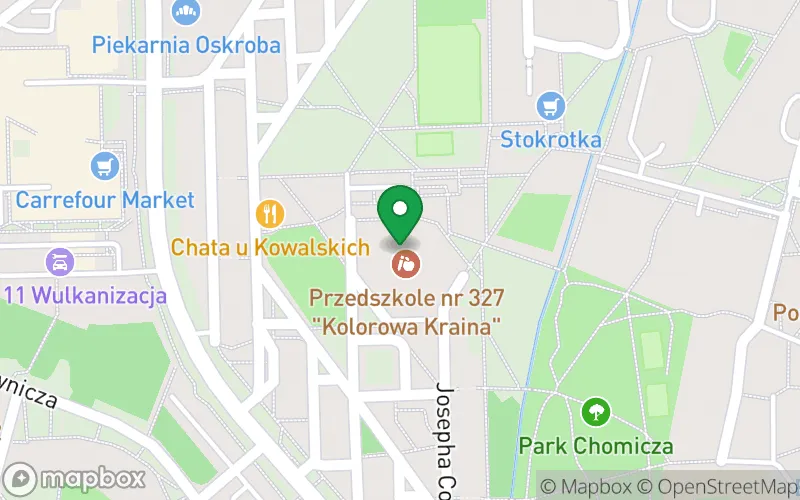 Lokalizacja: Przedszkole nr 327 "Kolorowa Kraina"