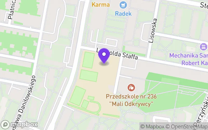 Lokalizacja: XXII Liceum Ogólnokształcące z Oddziałami Dwujęzycznymi im. José Martí