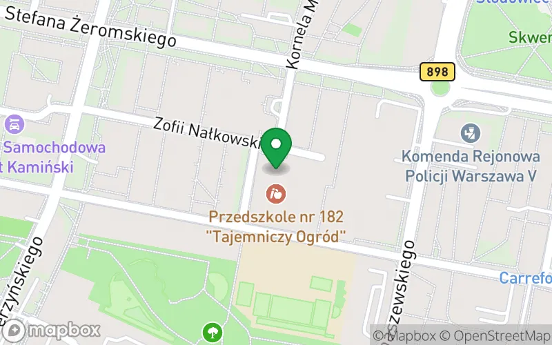 Lokalizacja: Przedszkole nr 182 "Tajemniczy Ogród"