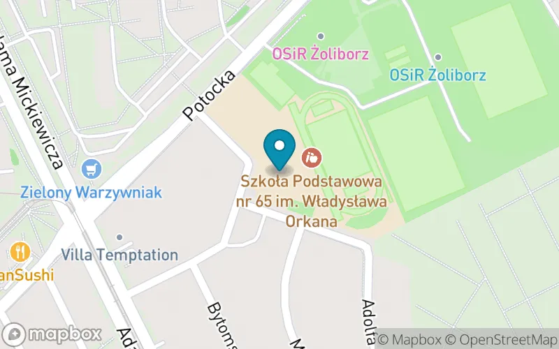 Lokalizacja: Szkoła Podstawowa nr 65 im. Władysława Orkana