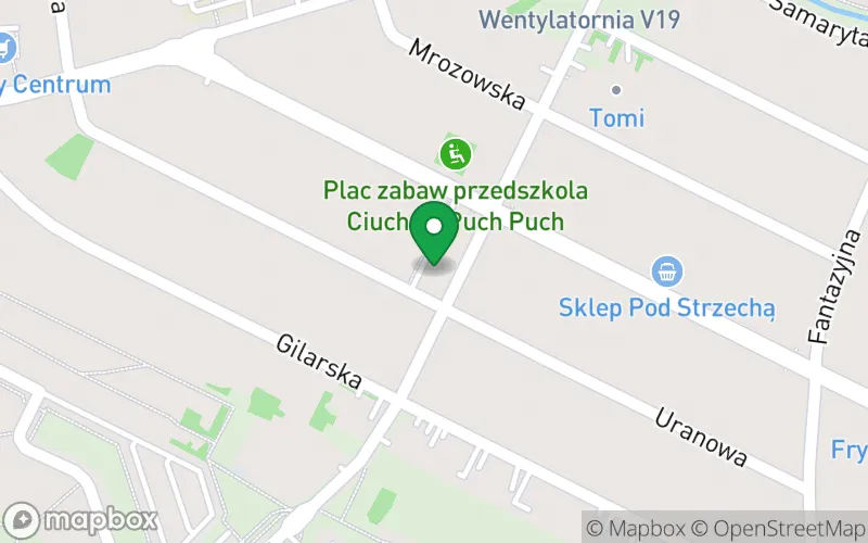 Lokalizacja: Niepubliczne Przedszkola Ciuchcia Puch Puch Agata Wawer