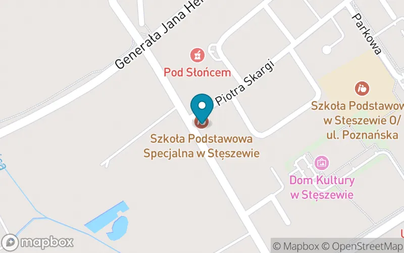 Lokalizacja: Szkoła Podstawowa Specjalna w Stęszewie