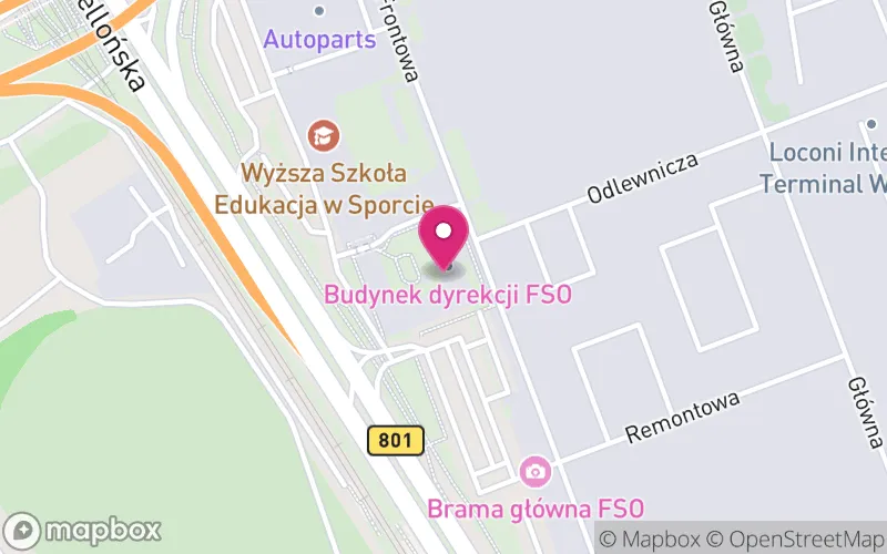 Lokalizacja: Wyższa Szkoła - Edukacja w Sporcie w Warszawie