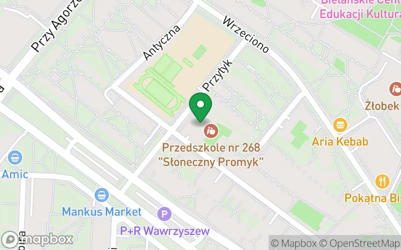 Lokalizacja: Przedszkole nr 268 "Słoneczny Promyk"