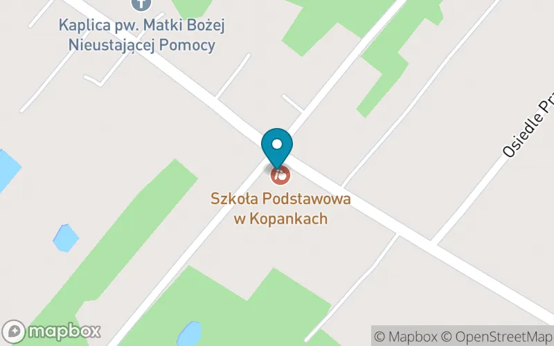 Lokalizacja: Szkoła Podstawowa w Kopankach