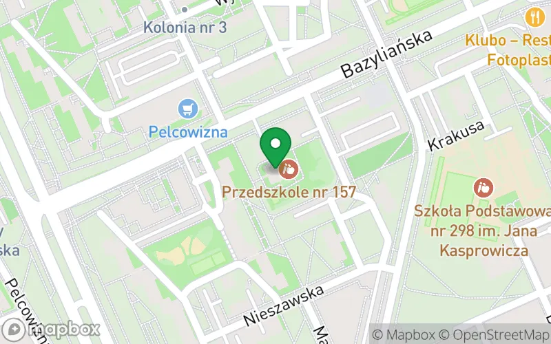 Lokalizacja: Przedszkole nr 157 "Przedszkole z Serduszkiem"