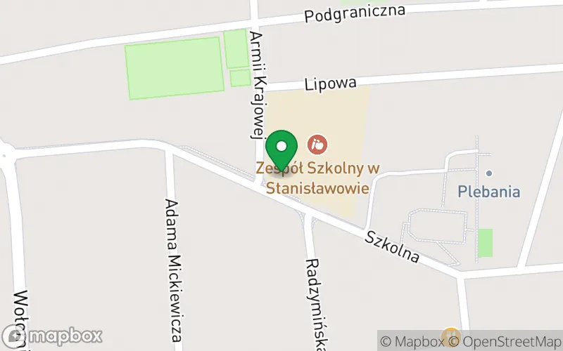 Lokalizacja: Gminne Przedszkole w Stanisławowie