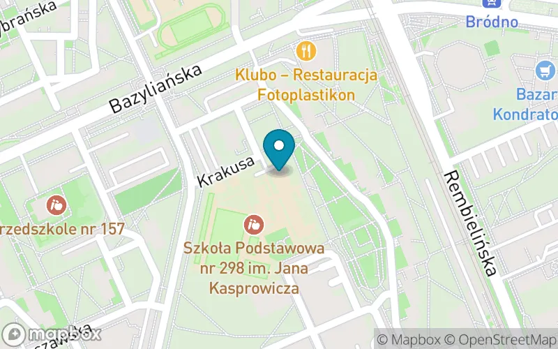 Lokalizacja: Szkoła Podstawowa nr 298 im. Jana Kasprowicza