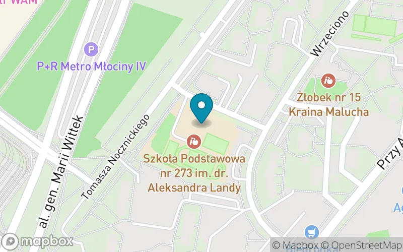Lokalizacja: Szkoła Podstawowa nr 273 im. Dr. Aleksandra Landy