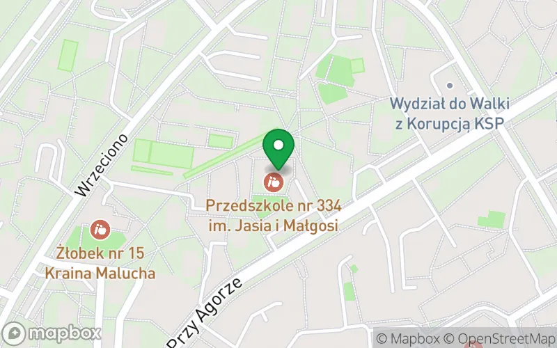 Lokalizacja: Przedszkole nr 334 im. Jasia i Małgosi