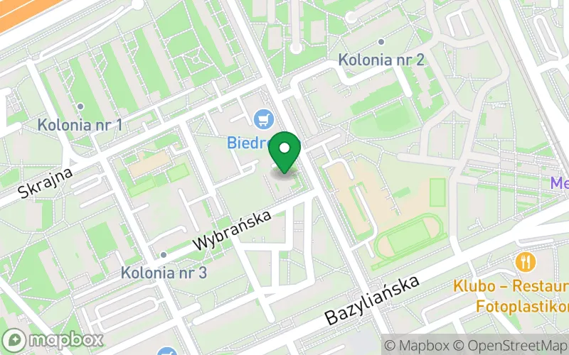 Lokalizacja: Przedszkole nr 154 „Pod Wesołą Truskaweczką”