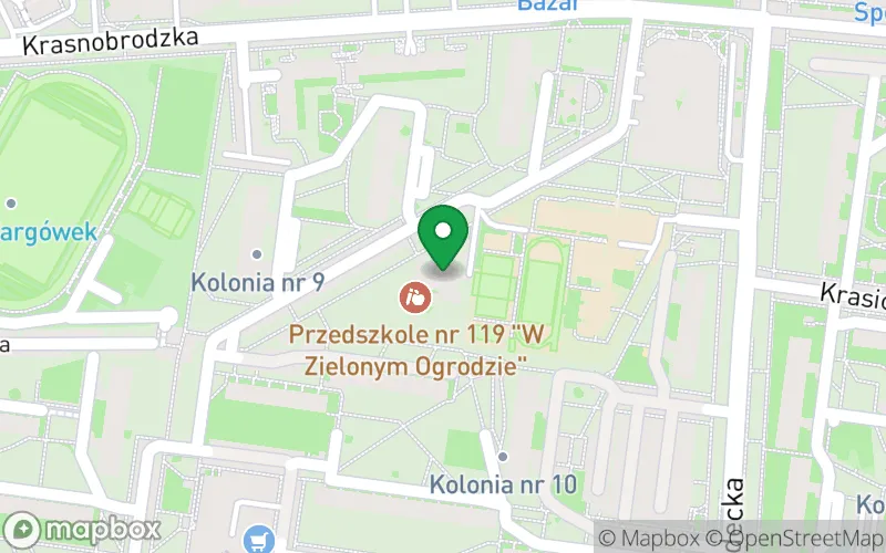 Lokalizacja: Przedszkole nr 119 "W Zielonym Ogrodzie"