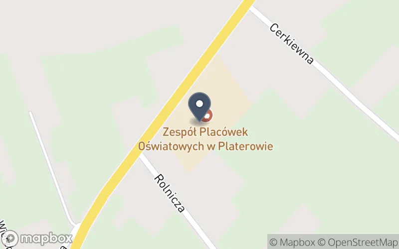 Lokalizacja: Zespół Placówek Oświatowych w Platerowie