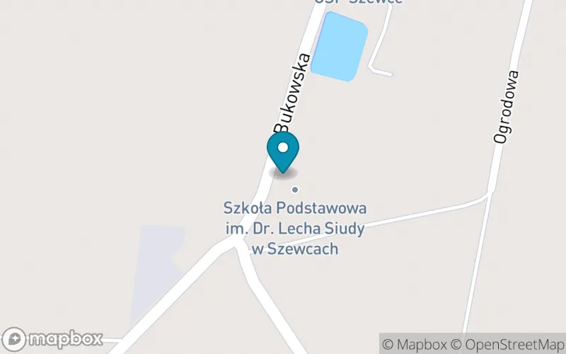 Lokalizacja: Szkoła Podstawowa im. Dr Lecha Siudy w Szewcach