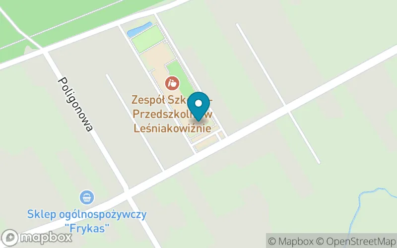 Lokalizacja: Szkoła Podstawowa w Leśniakowiźnie