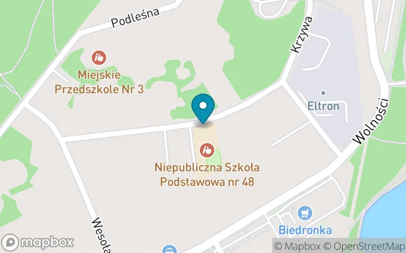 Lokalizacja: Niepubliczna Szkoła Podstawowa Przystań Montessori