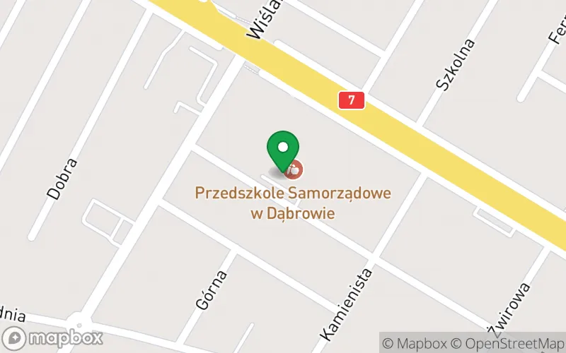 Lokalizacja: Przedszkole Samorządowe w Dąbrowie