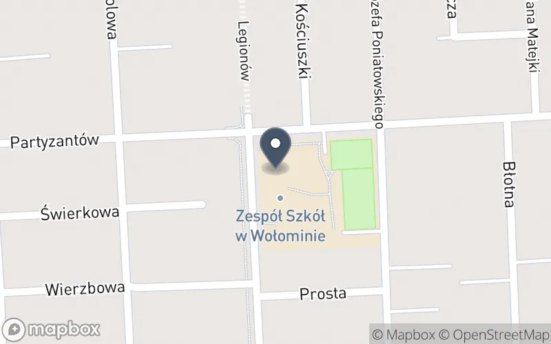 Lokalizacja: Zespół Szkół w Wołominie