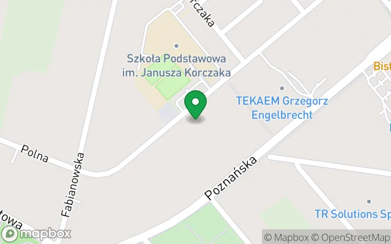 Lokalizacja: Przedszkole Publiczne nr 1 z Oddziałami Integracyjnymi i Oddziałami Specjalnymi "Szkółka Małego Dziecka" w Komornikach