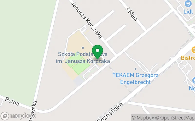 Lokalizacja: Przedszkole w Komornikach