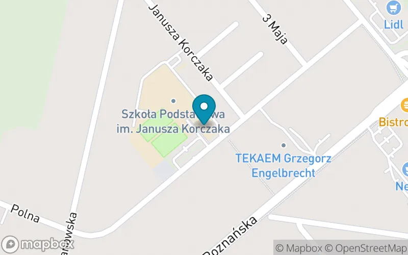 Lokalizacja: Szkoła Podstawowa nr 1 im. Janusza Korczaka w Komornikach