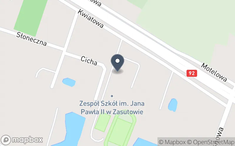 Lokalizacja: Zespół Szkół im. Jana Pawła II w Zasutowie