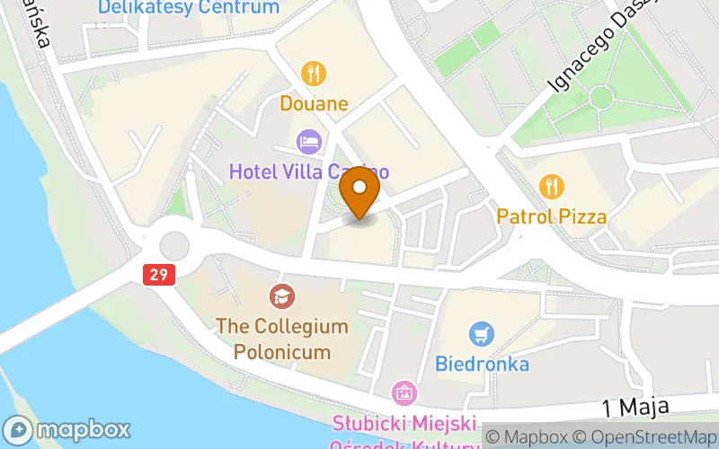 Lokalizacja: Szkoła Policealna Centrum Edukacji Policealnej w Słubicach