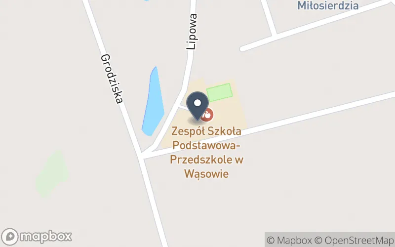 Lokalizacja: Zespół Szkoła Podstawowa -Przedszkole w Wąsowieul. Lipowa 51